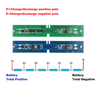 Customizable 6S 22V 18650 Lithium Battery PCB Protection Board 6A 12A Battery BMS 18650 Lithium Battery Customizable Protection