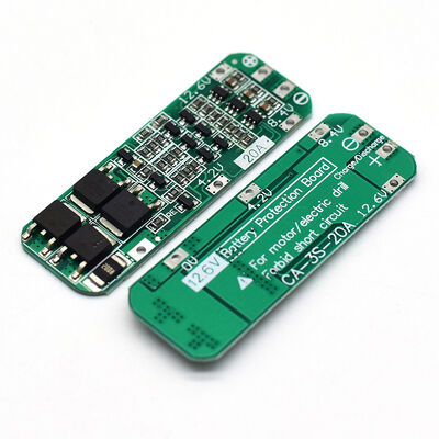 3S 20A 11.1V 12V 12.6V Li-Ion Lithium Battery BMS Module with 18650 Charger PCB Protection Board PCBA Product