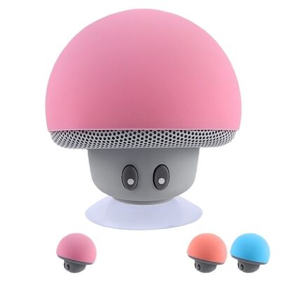 Portable Mini Wireless BT Speaker Silicone Suction Cup Mushroom Audio Speaker Battery Home Theatre Party Outdoor Computer Stage