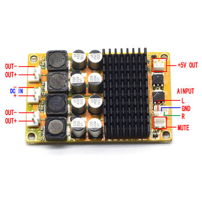 Dual Channel 2x60W CA-3118 Professional Class D Digital Audio Amplifier Board for Receivers & Speakers DC8-24V
