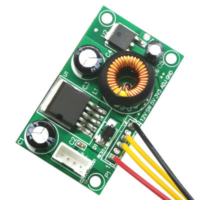 LCD-Stromversorgungsmodul mit Draht 12V bis 5V bis 3,3V Gleichspannung-Gleichspannung-Step-Down-Umrichterplatte