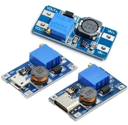 Creatall MT3608 Gleichspannungs-Boostmodul 2A Boost Board Eingangsspannung 2-24V Ausgangsspannung 30V