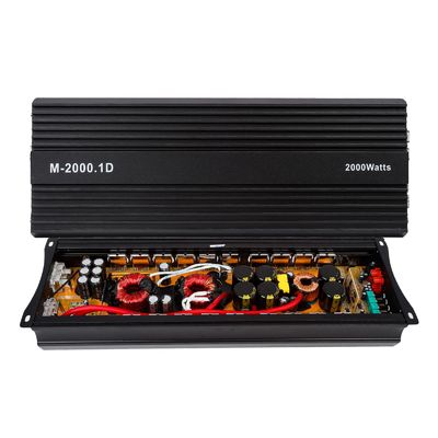 Hochleistungs-Audioverstärker 12V 2000W für Fahrzeuge 2000 Watt Mono Klasse D Subwoofer mit Crossover