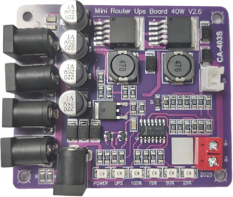 CA-403S Mini-Router ununterbrochene Stromversorgung mit 40W Ausgang 11,1V Batterie-Eingang und Kurzschluss-Schutz
