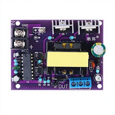 100W Hochfrequenz-Quadratwellen-Wechselrichter Hauptplatte 24V DC 110/220V AC-Boost-Wandlermodul Kompaktstromversorgung AC-DC