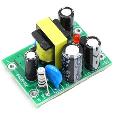 Schaltnetzteilmodul AC-DC isolierte Leiterplattenplatine Universal 110-220V Eingang Dual-Ausgang 12V 0,5A + 5V Kompakt